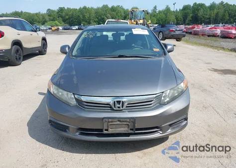 2012 Honda Civic Ex-L из США, поврежденный, VIN 2HGFB2F93CH331419